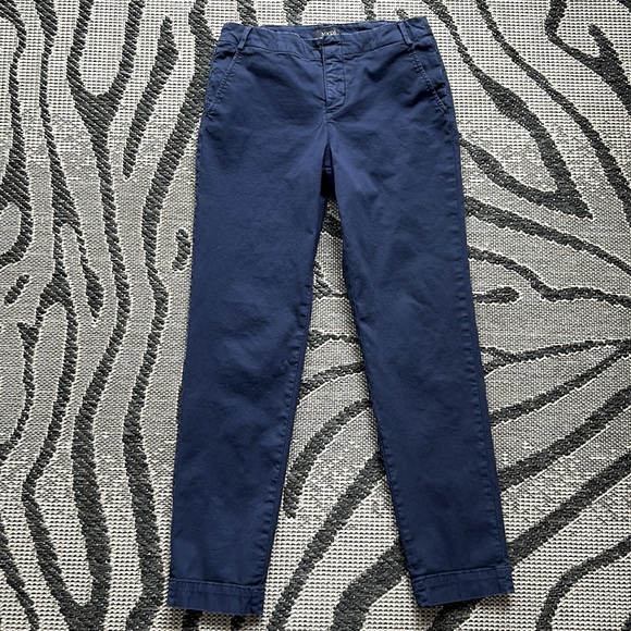 NYDJ Pants - NYDJ Blue Cotton Trouser Style Pants